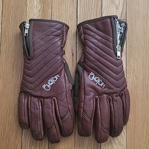 Women's Burton Leather Ski Snowboard Gloves